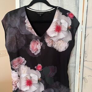 Ted Baker flower print top.